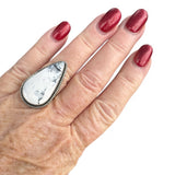 Dendritic Opal Solid 925 Sterling Silver Ring 7