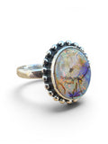 Monarch Opal Solid 925 Sterling Silver Ring 9