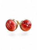 Spiny Oyster Solid 925 Sterling Silver stud Earrings