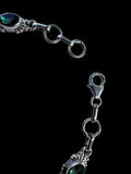 Rainbow Fire Topaz Solid 925 Sterling Silver Bracelet