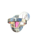 Kingman Cherry Blossom Dahlia Solid 925 Sterling Silver Ring 6