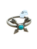 Kingman Turquoise Solid 925 Sterling Silver Ring 9