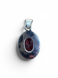 Ruby Solid 925 Sterling Silver Pendant