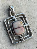 Monarch Opal Solid 925 Sterling Silver Pendant