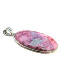 Pink Thulite Solid 925 Sterling Silver Pendant