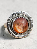 Sunstone Solid 925 Sterling Silver Ring 7