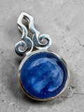 Blue Kyanite Solid 925 Sterling Silver Pendant