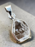 Herkimer Diamond Solid 925 Sterling Silver Pendant