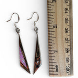 Pink Lab Opal Solid 925 Sterling Silver earrings