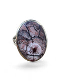 Birds Eye Jasper Solid 925 Sterling Silver Ring 8