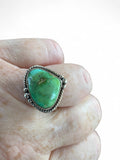 Sonoran Gold Turquoise Solid 925 Sterling Silver Ring 9
