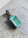 Mercury Mystic Topaz Solid 925 Sterling Silver Pendant