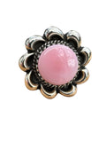Pink Queen Conch Solid 925 Sterling Silver Ring 8.5