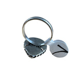 Pink Conch Solid 925 Sterling Silver Ring 7