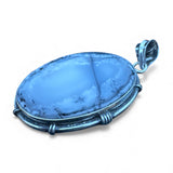 Dendritic Opal Solid 925 Sterling Silver Pendant
