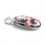 Rhodonite Solid 925 Sterling Silver Pendant