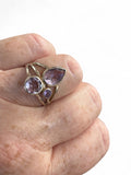 Amethyst Solid 925 Sterling Silver Ring 7
