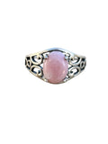 Pink Opal Solid 925 Sterling Silver Ring 7