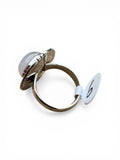 Rainbow Moonstone Solid 925 Sterling Silver Ring 6