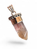 Super Seven Wand Solid 925 Sterling Silver Pendant