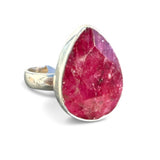 Ruby Solid 925 Sterling Silver Ring 6.5