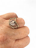 Wild Horse Solid 925 Sterling Silver Ring 9