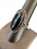 Hypersthene Solid 925 Sterling Silver Ring 9