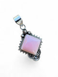 Pink Conch Solid 925 Sterling Silver Pendant
