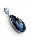 Black Onyx Solid 925 Sterling Silver Pendant