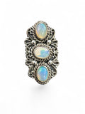 Ethiopian Opal Solid 925 Sterling Silver Ring 5