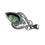 Variscite Solid 925 Sterling Silver Pendant