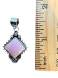 Pink Conch Solid 925 Sterling Silver Pendant
