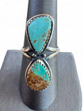 Number 8 Turquoise Solid 925 Sterling Silver Earrings 9