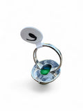 Kingman Peacock Dahlia Solid 925 Sterling Silver Ring 6