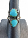 Sonoran Gold Turquoise Solid 925 Sterling Silver Ring 9