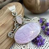 Pink Kunzite Solid 925 Sterling Silver Pendant