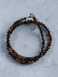 Tiger Eye 4 mm Beaded Necklace