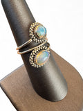 Ethiopian Opal Solid 925 Sterling Silver Ring ADJ