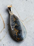 Maligano Jasper Solid 925 Sterling Silver Pendant