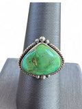 Sonoran Gold Turquoise Solid 925 Sterling Silver Ring 9
