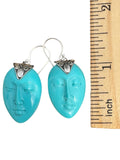 Goddess Solid 925 Sterling Silver Earrings