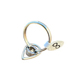 Herkimer Diamond Solid 925 Sterling Silver Ring 8