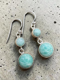 Amazonite Solid 925 Sterling Silver Earrings
