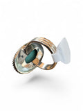 Kingman Turquoise Solid 925 Sterling Silver Ring 6