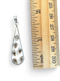 Herkimer Diamond Solid 925 Sterling Silver Pendant