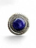 Blue Sapphire Solid 925 Sterling Silver Ring 6.5