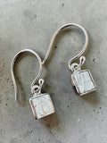 Meteorite Solid 925 Sterling Silver Earrings