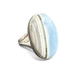 Owyhee Opal Solid 925 Sterling Silver Ring 6.5