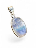 Rainbow Moonstone Solid 925 Sterling Silver Pendant
