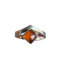 Baltic Amber Solid 925 Sterling Silver Ring 7